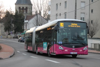 Heuliez Bus GX 427 Hybridni from Dijon (Francii)
