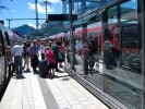 Talent z Innsbrucku prv pijel do st. Mittenwald, nsleduje pestup do vlaku DB smr Mnichov