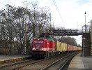 Railtransport s 202.241 "Spike" s kontky do Regensburgu, Praha-Stranice