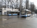 Vozy Bogdan 701.15 (4401 a 4402 - jet neoznaen), v pozad 701.10 (slo 43??) v depu Simferopol