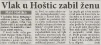 Vlauk u Hotic zabil enu - REGION OPAVSKO - ter 2. z 2008