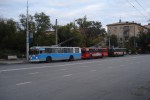 Rznobarevn trolejbusy ZiU-9.