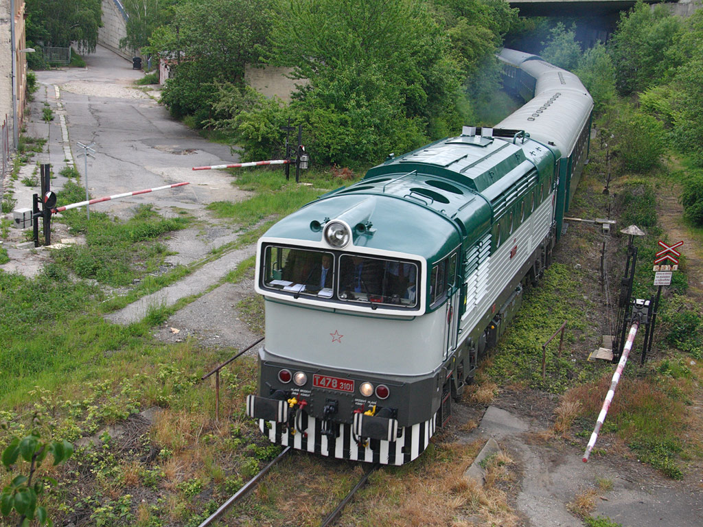 Praha Jinonice, 15.5.2009, jzda protokolrnho vlaku Praha hl.n.-Lun (zahj.sezony muzea)
