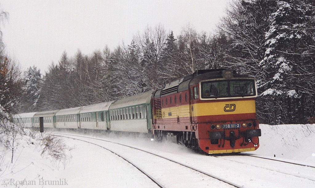 750 161-2 Ostrov nad Oh - Hjek 14.2.1999