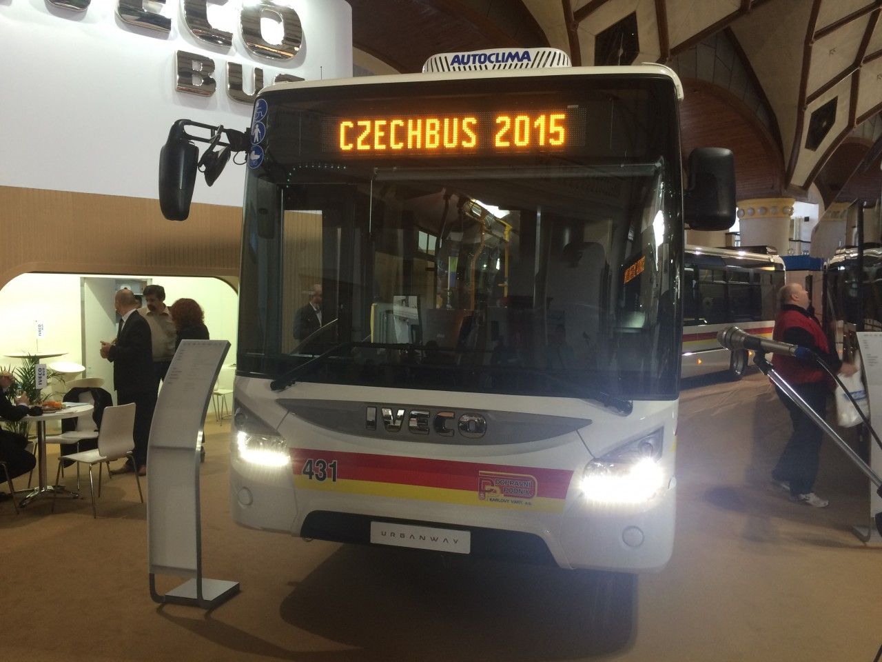 Iveco Urbanway 18M ev.. 431 na veletrhu Czechbus 2015