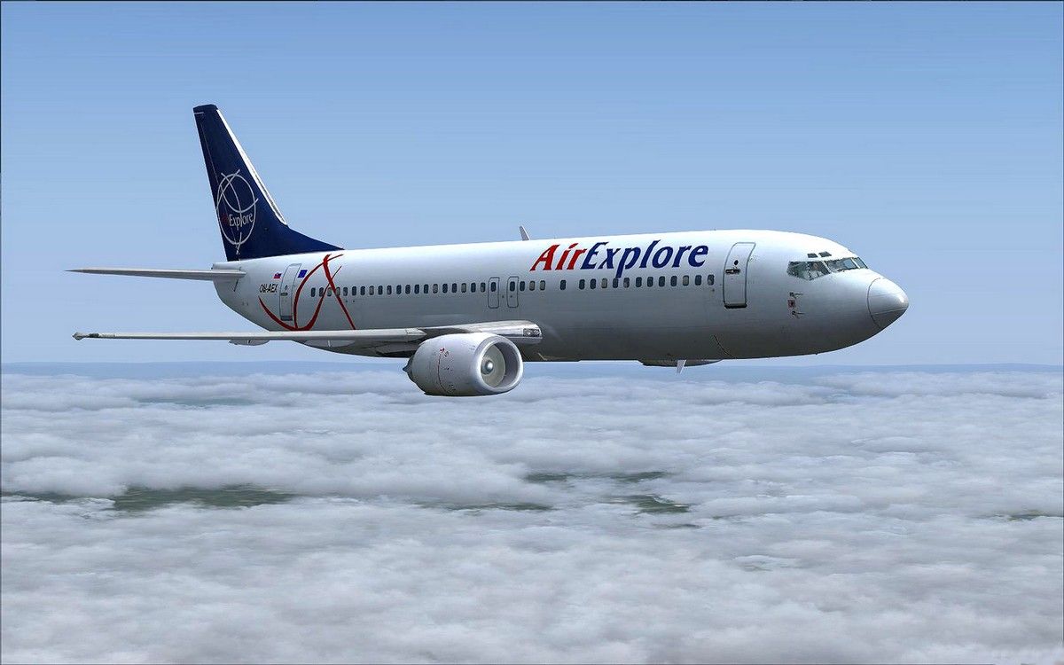 Zatia jedin lietadlo spolonosti AirExplore, Boeing 737-400 OM-AEX