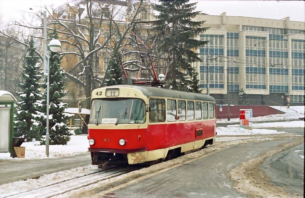 07.01.1995 - Liberec Tram. T3 ev.. 42