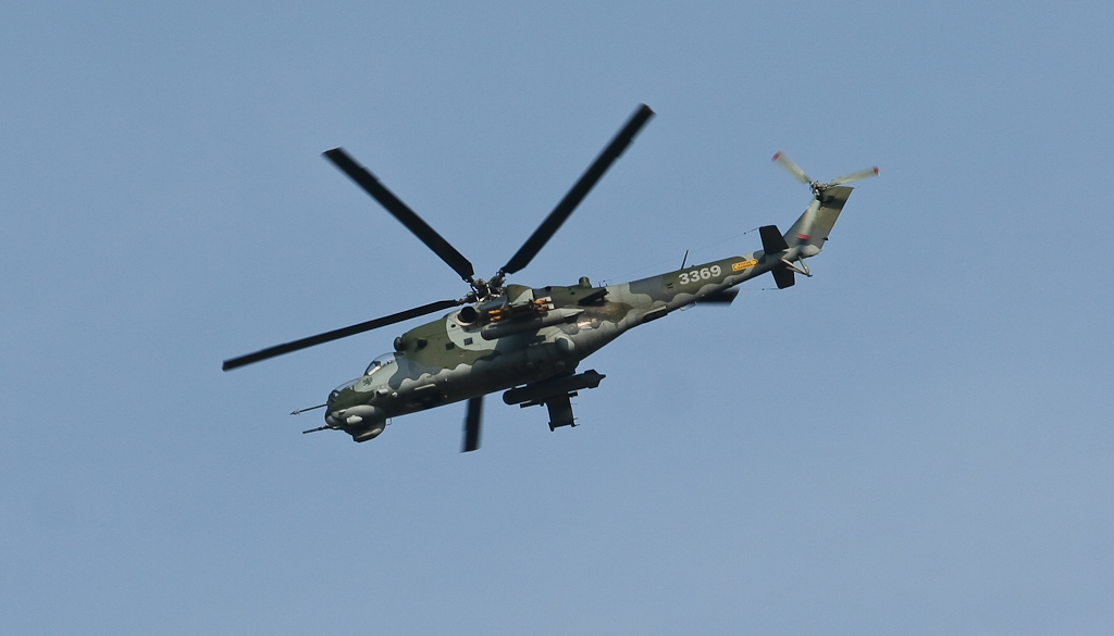 Mi-24, fotografovno zatkem z