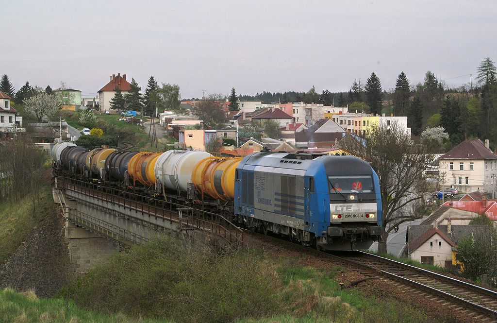Herkules v ele vlaku do Kojetic na Morav 25.4.2015