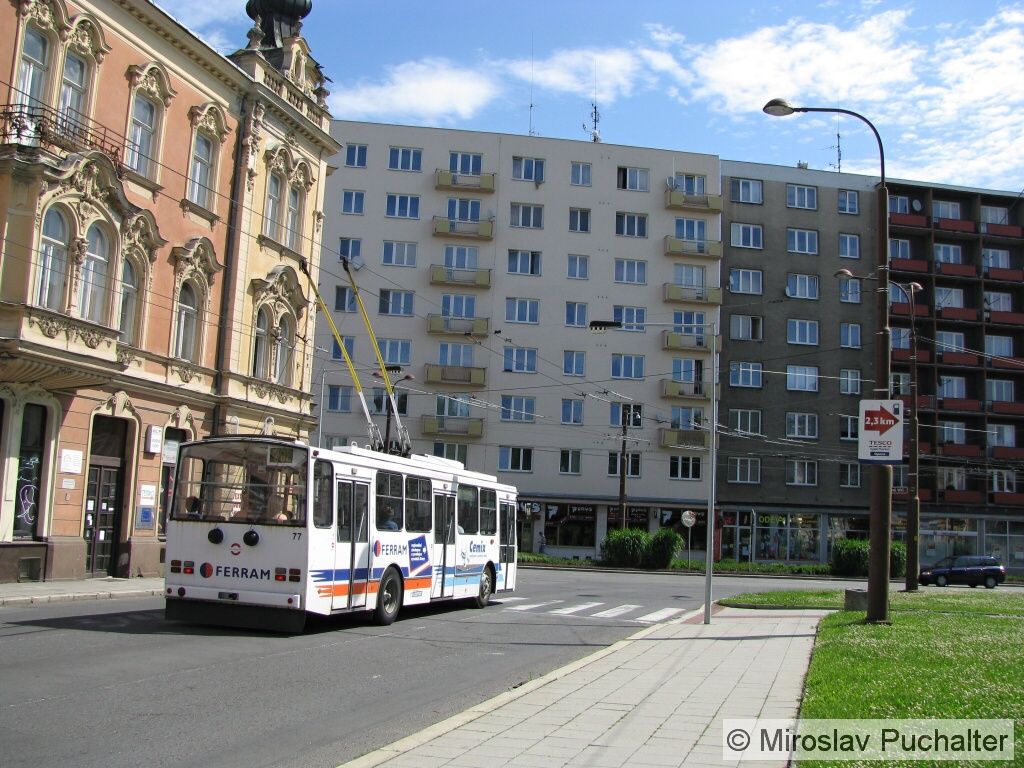 Ev. . 77 (koda 14 Tr M 17/6) v ulici Olomouck.