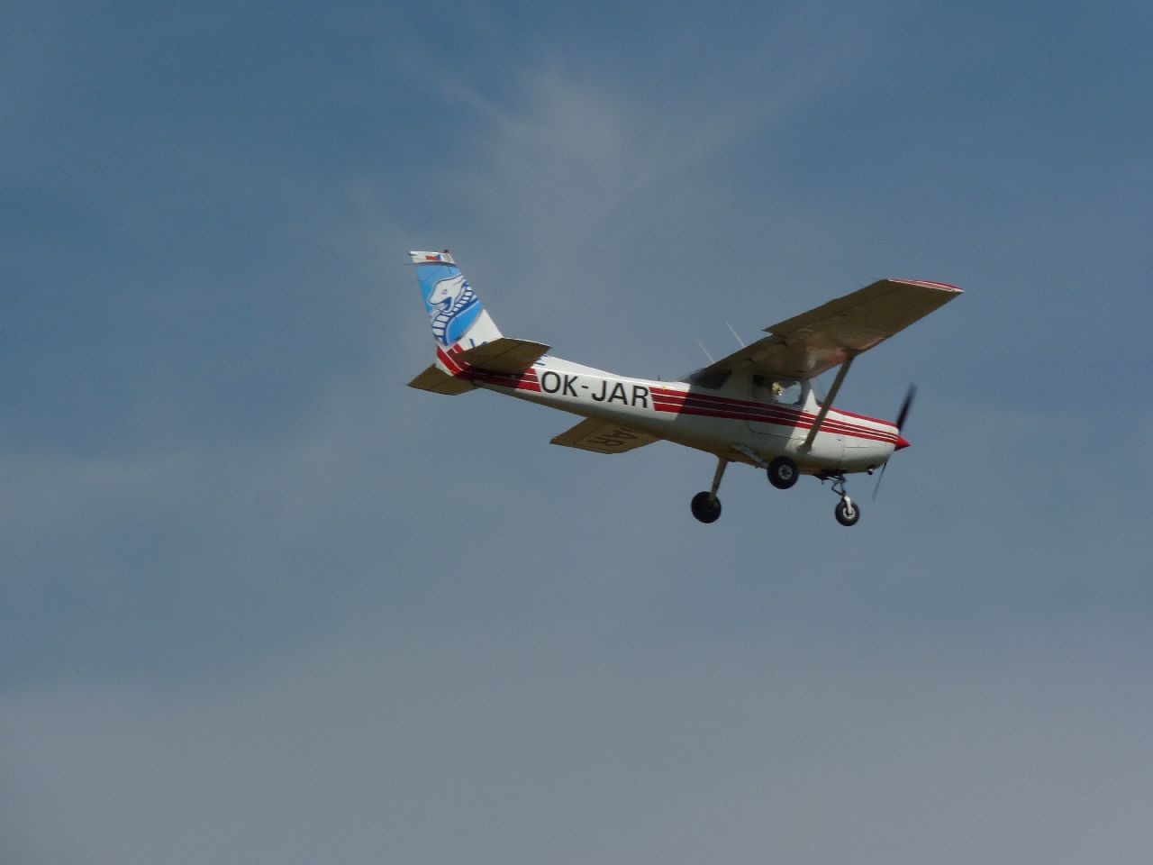 Cessna 152 OK-JAR na finle drhy 14