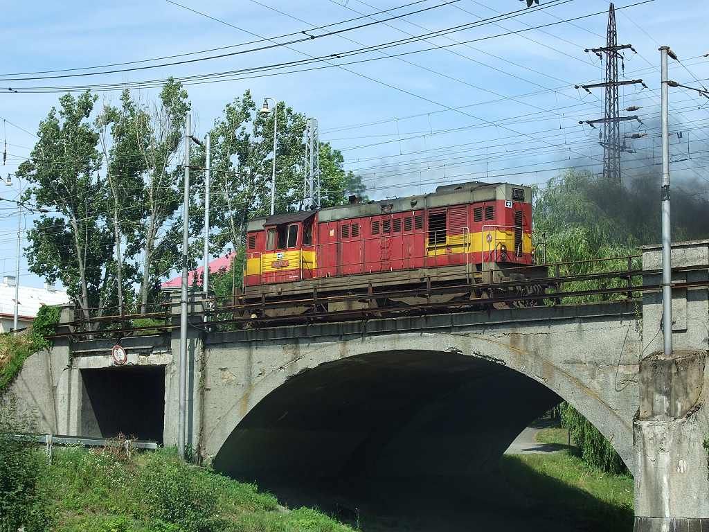 Postr Parnho  Vlaku  na  Most pes Bevu