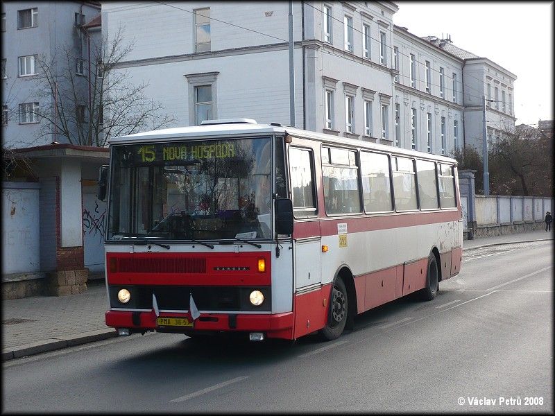 Bus 392 na lince 15, FN Bory.