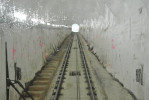 Lanovka Artxanda, podzemn sek u doln stanice
