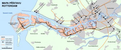 Mapa pstavu Rotterdam.