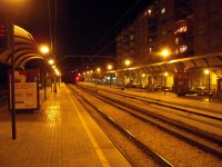 Stanice metra nedaleko kus stanice Valencia Sant Isidre.