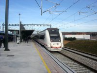 TGV ve spolenosti spoje kategorie EI ve Figueres v prvn den provozu.