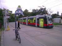 pravy tramvajovch kolej v okol bvalho ndra Sdbahnhof.