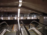 Podzemn stanice cercanas u terminlu T-4 letit Barajas.