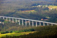 Dlka viaduktu Sramo dosahuje tm 1,5 km.