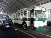 Restaurovan trolejbus Alfa Romeo v rosarijsk vozovn.