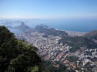 Vhled z Corcovada na Rio a okol.