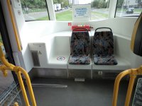 Interir tramvaje PESA.