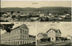 Budova na historick pohlednici