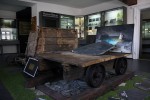 Vozky pro odvoz vyten bidlice v interiru muzea