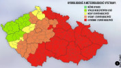 Vydan vstraha ped povodnmi. Zdroj: Novinky.cz/HM