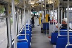 interir tramvaje PCC