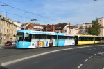 Souprava tramvaj EVO2 . 375/378, Plze, Kaplova, 11.10.2023