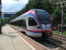 Stadler Flirt spol. BLB v zast. Bad Vigaun (tra Salzburg - Bischofshofen), 7/2013