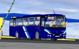 Karosa LC956E.1072 vychdza z Ruomberskej autobusovej stanice na linke 204572