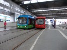 Chemnitz, tramvaje Variobahn v ndran hale