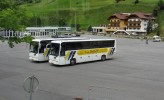 Ischgl, 2 autobusy (LIB 43-51 a LIB 49-85) dopravce Ivan Pack-Bus Touristic
