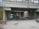 Ulice Nrodnch hrdin - likvidace star mostovky pod 1. a budouc 0. traovou kolej Li-B.