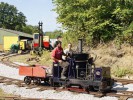 GB Iorwerth is an 0-4-0VT 2ft gauge vertical boilered loco built in 2002 by Adam Barber, carrying Gl