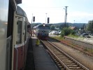 Kiovn vlak Os 14916 a Os 14921 v Novm Mst na Morav.