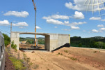 Nov most na peloce mstn silnice . 12141 u Jikovce.