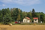 MUV69u - 968, Slu 21354 jako porn vlak za U46.101, J.Hradec - Doln Skrchov, 10.8.2015