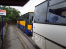 1. a 2. ze 4 bus v "zastvce linky S4 IDS JMK" - Okkch; 3. a 4.bus stoj (pek) za zastvkou