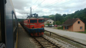 Kiovn s nkladnm vlakem po trase z Banja Luky do Doboje