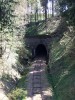 Tunel a ponekud nahnuty Einmannbunker