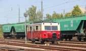 D stand in Darmstadt-Kranichstein an den Bahnwelttagen  auch-wismarer-schienenbus-sogenannte-schwein