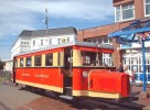 D Wismarer Schienenbus T1 von der Borkumer Kleinbahn von 1940 vor dem Ortsbahnhof Borkum maybe 900 m