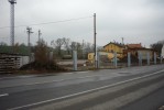 Celkov pohled na "stavenit" ze silnice smr Putim-Raice  (i s tou ehlou v pozad)