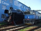 Vystaveny byly i rakousk lokomotivy - 78618