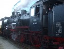 Vystaveny byly i rakousk lokomotivy - 38 1301