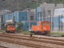 Posunovac lokomotivy ve stanici Luodong